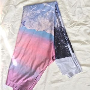 Black milk aurora leggings - size small